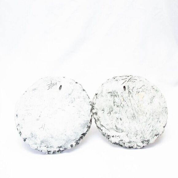 Shapes Of Clay Ducks Wall Art Stan Langtwait Made With Mt St Helen Ash Set of  2 - Picture 4 of 6